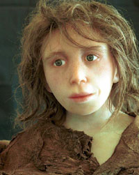 Picture of Neanderthal girl