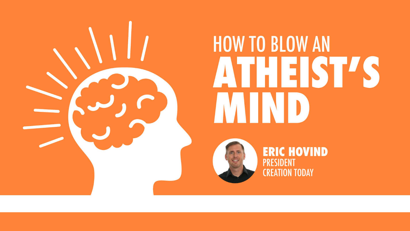 How to Blow an Atheist's Mind, with Mr.  Hovind. Picture of speaker. Click for his bio.